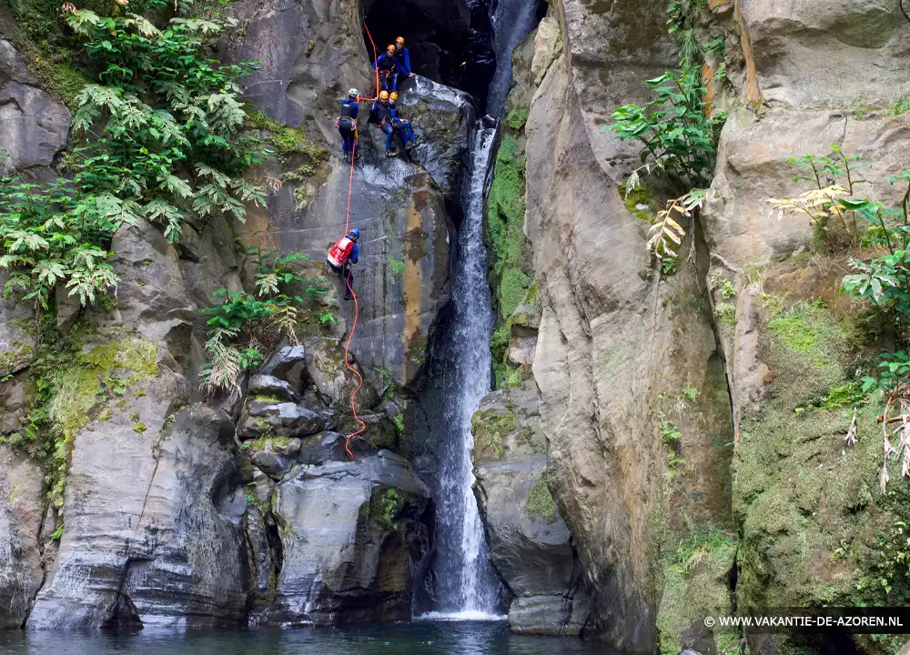 Canyoning op de Azoren